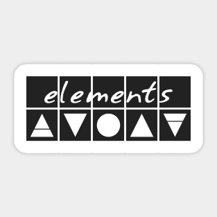 Elements Sticker